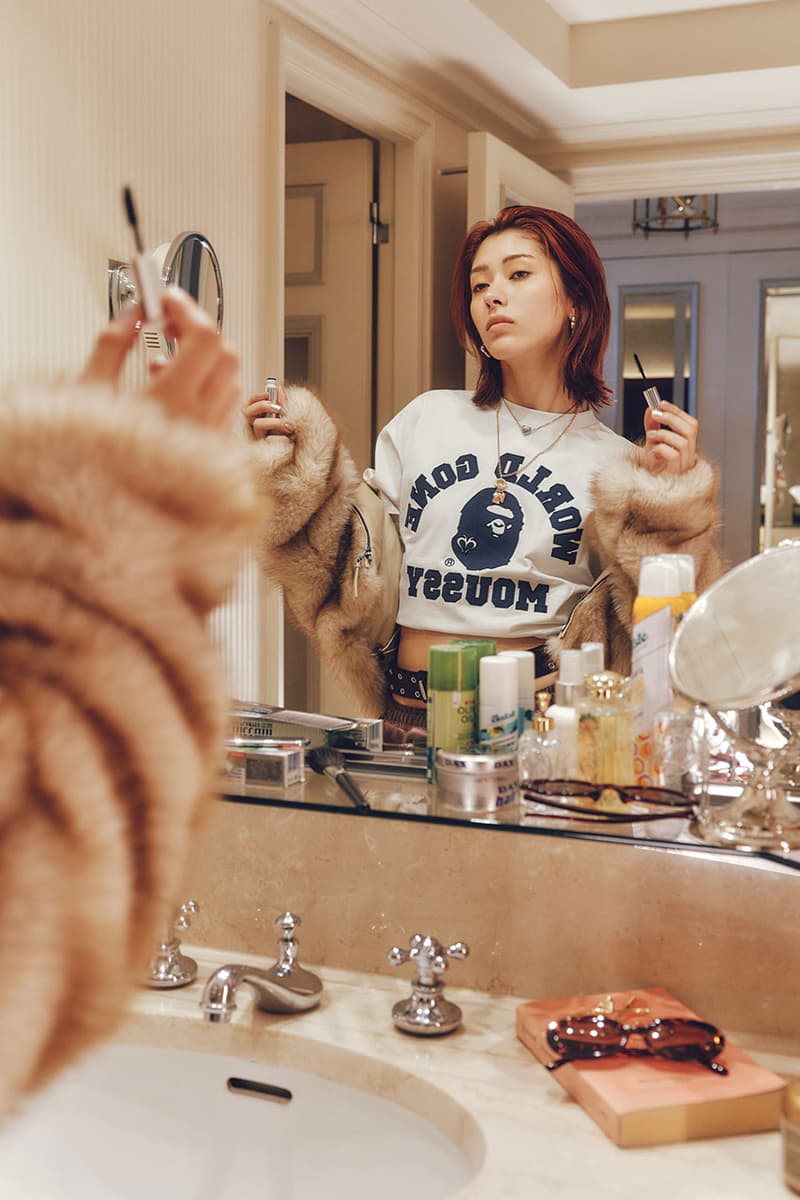 マウジーよりベイプとのコラボレーションアイテムが発売 moussy a bathing ape bape collb item release info