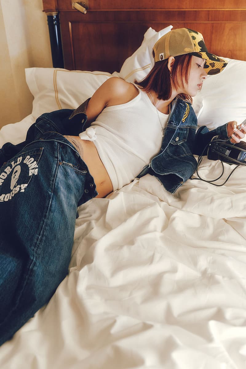 マウジーよりベイプとのコラボレーションアイテムが発売 moussy a bathing ape bape collb item release info