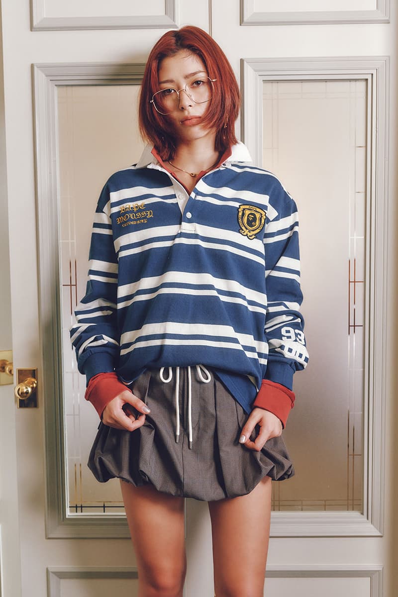 マウジーよりベイプとのコラボレーションアイテムが発売 moussy a bathing ape bape collb item release info