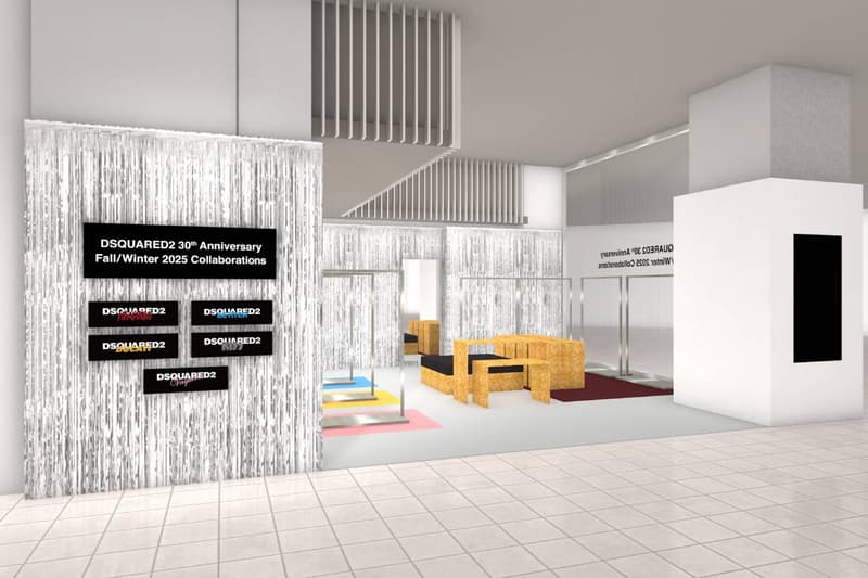 ディースクエアードが30周年を記念したポップアップストアを開催　DSQUARED2 30th anniversary popup store info
