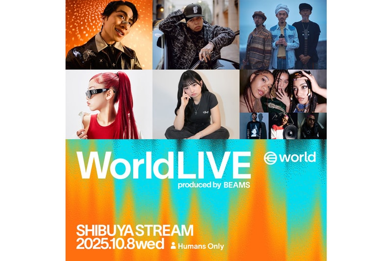 ビームスがプロデュースするワールド主催の音楽ライブイベントが開催 world live 2025 produced by beams event info