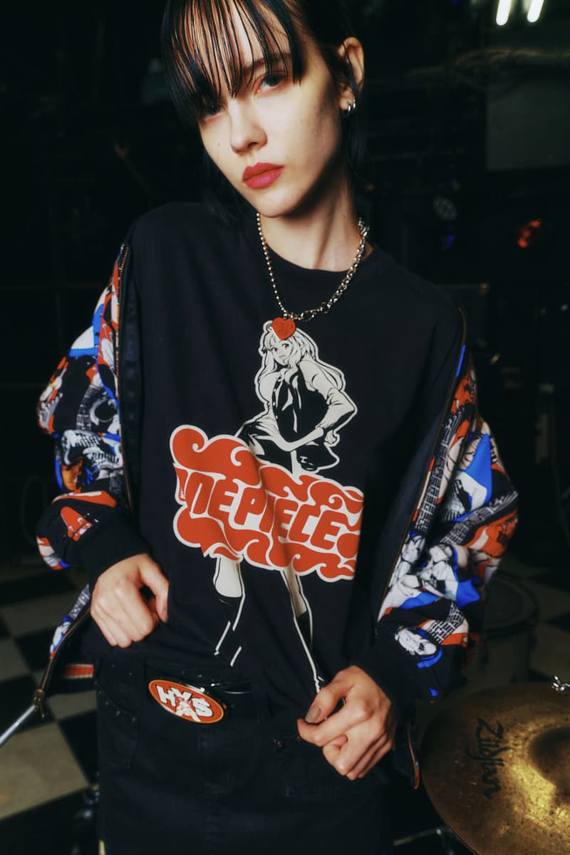 HYSTERIC GLAMOUR が『ONE PIECE』とのコラボコレクションを発表 HYSTERIC GLAMOUR x ONE PIECE release info