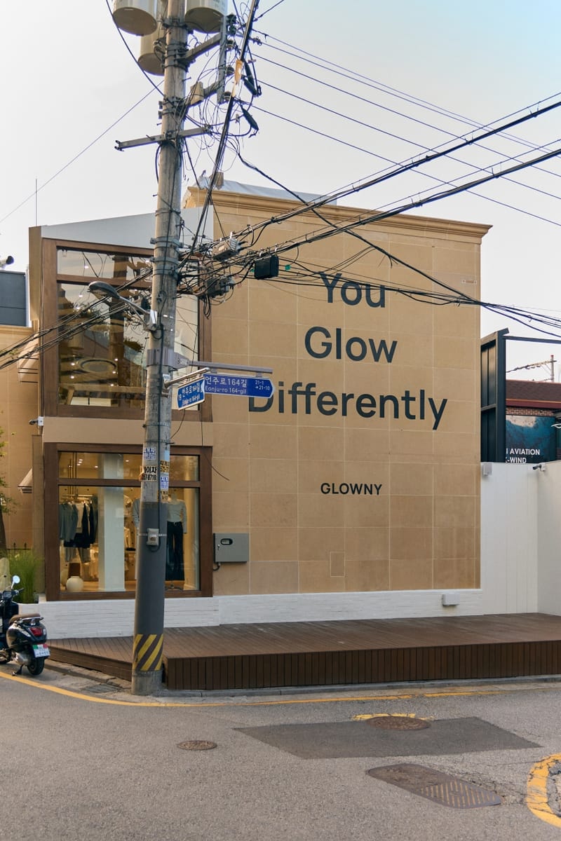 韓国・ソウル発のグロウニーが江南エリアに旗艦店をオープン House of Glowny Dosan Store Opening Info announcement