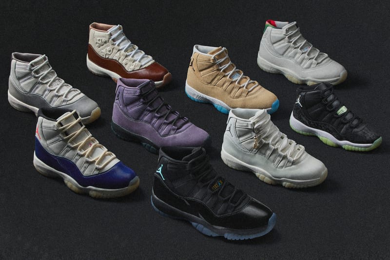 Air Jordan 11 の30周年を記念した9つの限定モデルが登場