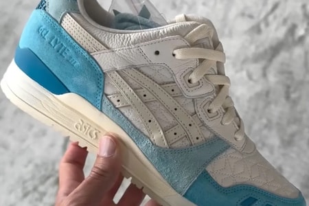 ロニー・ファイグが Kith x ASICS の最新コラボモデル Gel-Lyte III “Blue/White” を公開