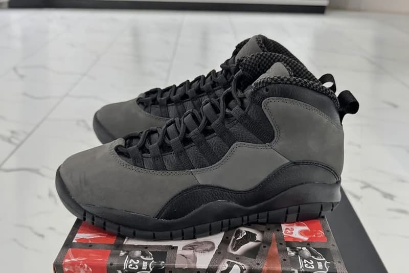 エアジョーダン10 “シャドウ”のディテールをチェック air jordan 10 shadow release info