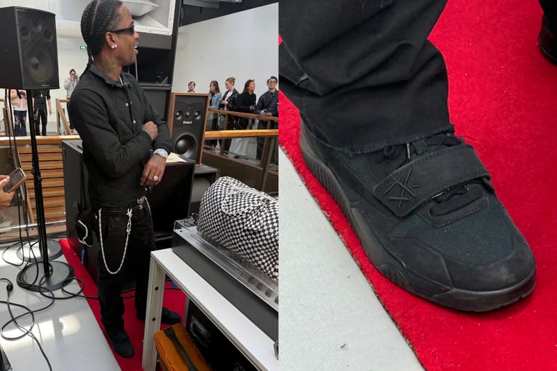 トラヴィス・スコットがオールブラックの Jumpman Jack  TR を初披露