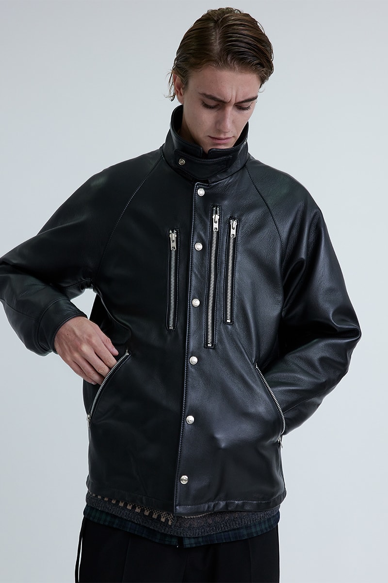 ホワイト マウンテニアリングxショッによるレザーコーチジャケットがリリース white-mountaineering-schott-leather-coach-jacket-release-info