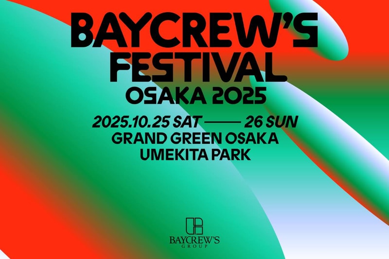 ベイクルーズ・フェスティバル・大阪 2025 が開催決定 BAYCREW’S FESTIVAL OSAKA 2025