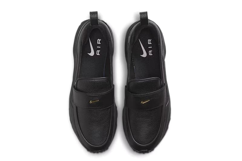 ナイキのローファー型スニーカー エア マックス フェノメナに待望のオールブラックが登場 Nike Air Max Phenomena Black Black/Smoke Grey-Pink Foam-Metallic Gold IM8814-001