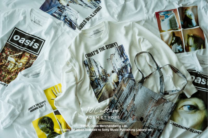 オアシス テンカルチャー アダム エ ロペ から2025年第3弾コラボレーション Oasis x 10Culture ADAM ET ROPÉ 3rd Collaboration