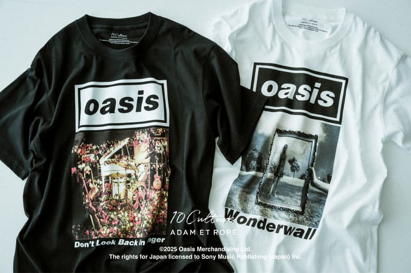 オアシス テンカルチャー アダム エ ロペ から2025年第3弾コラボレーション Oasis x 10Culture ADAM ET ROPÉ 3rd Collaboration