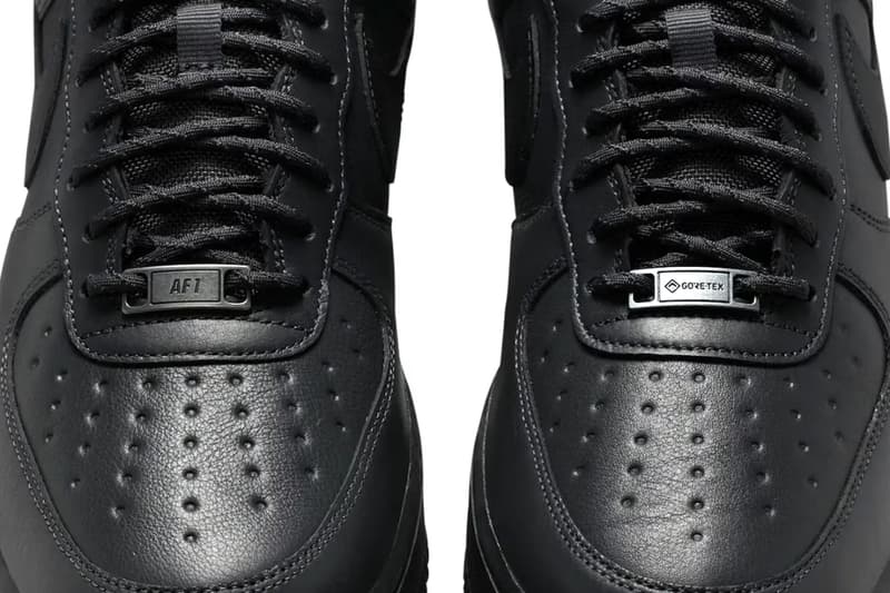 ヴィブラム x ナイキ エアフォース 1 ローに最注目のブラックが登場 Vibram x Nike Air Force 1 Low GORE-TEX "Black"
