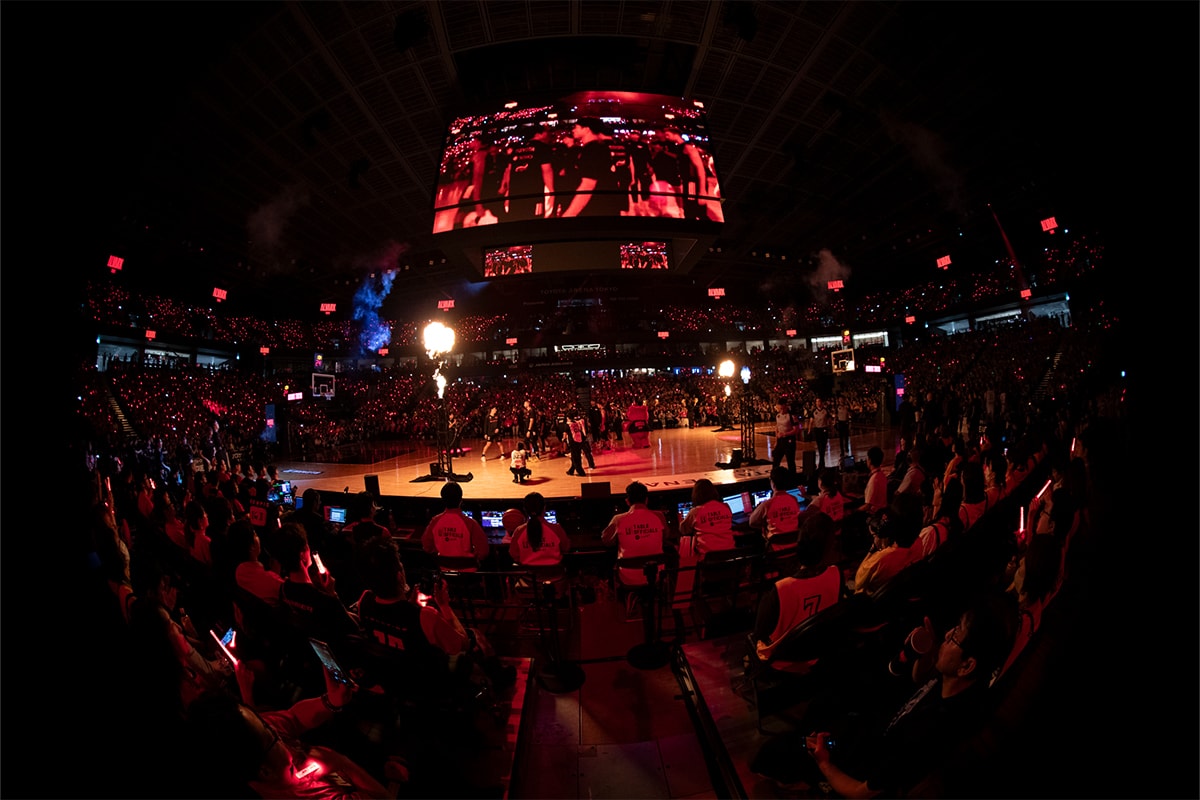 アディダス バスケットボールがアルバルク東京の開幕戦でアンソニー・エドワーズ2を披露 adidas basketball anthony edwards 2