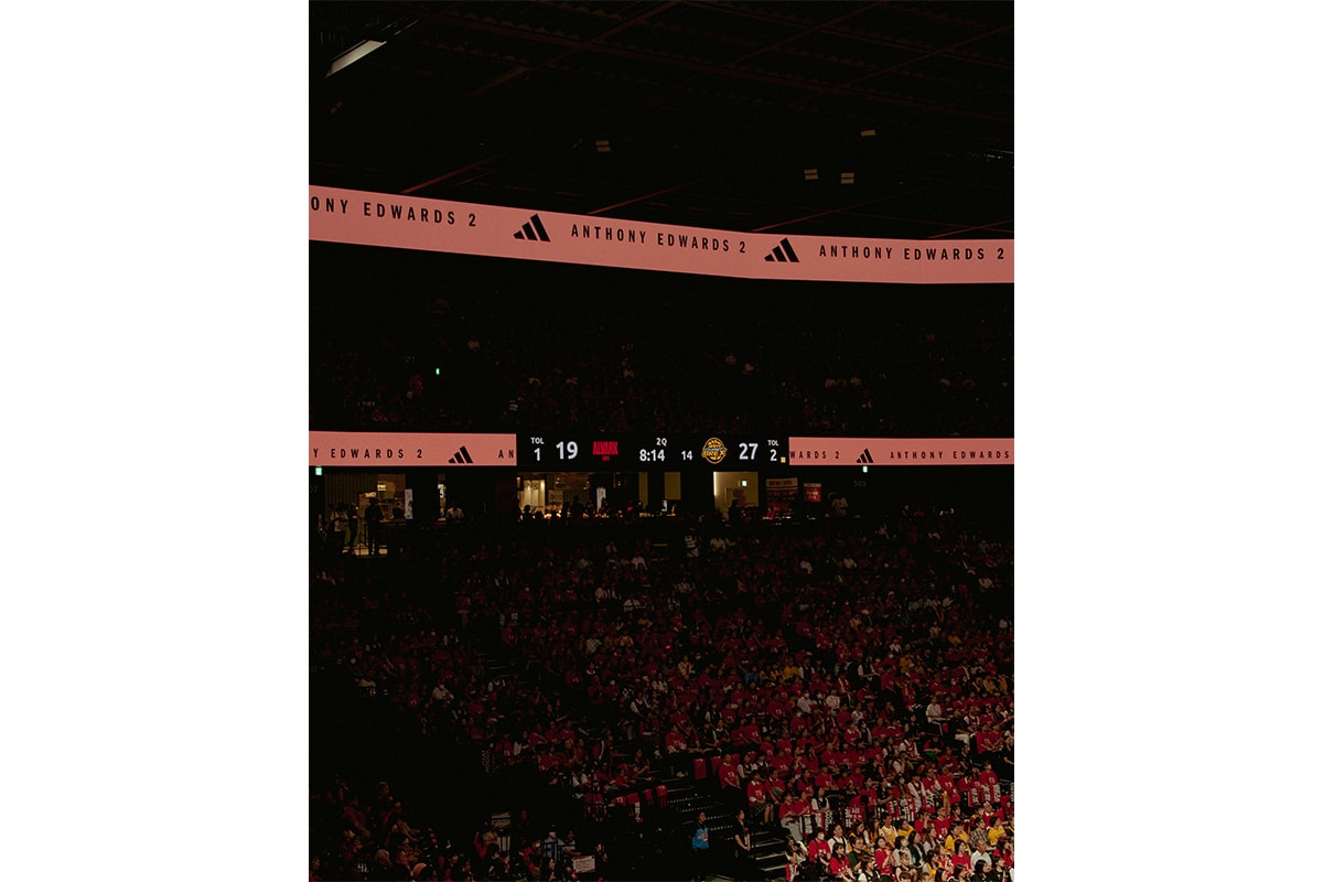 アディダス バスケットボールがアルバルク東京の開幕戦でアンソニー・エドワーズ2を披露 adidas basketball anthony edwards 2