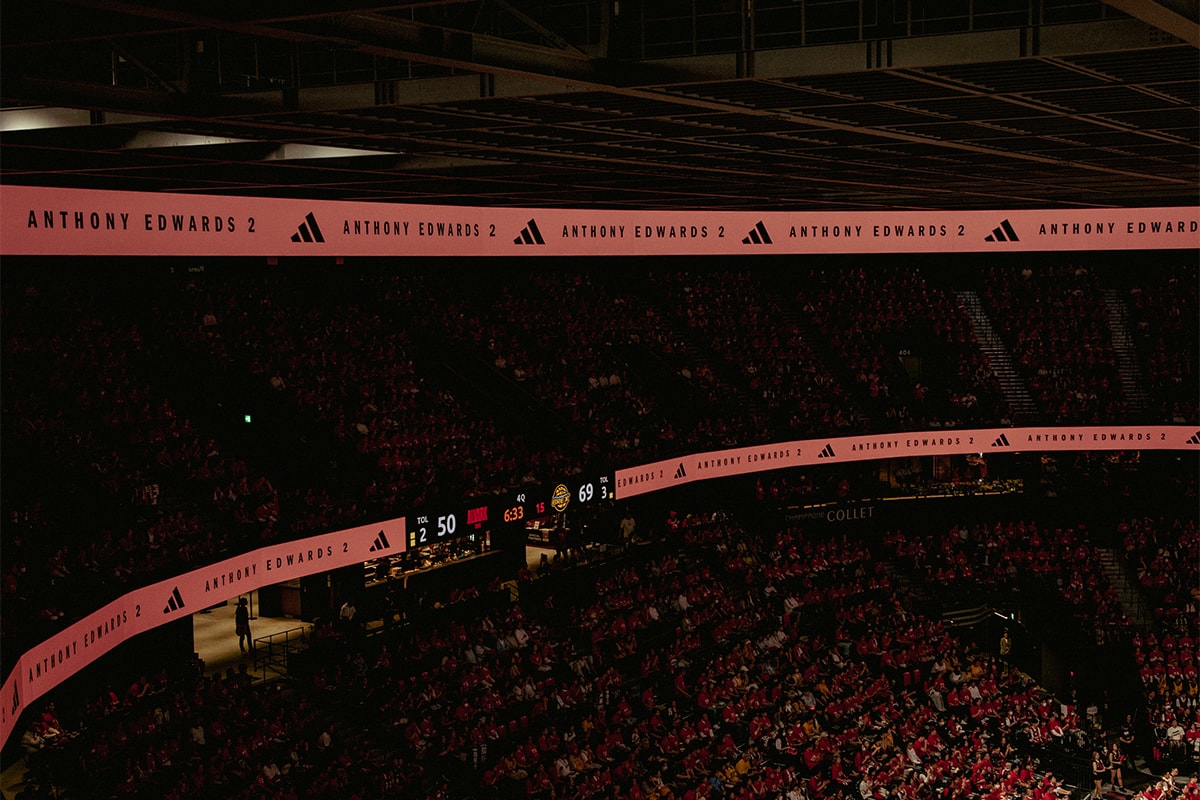 アディダス バスケットボールがアルバルク東京の開幕戦でアンソニー・エドワーズ2を披露 adidas basketball anthony edwards 2