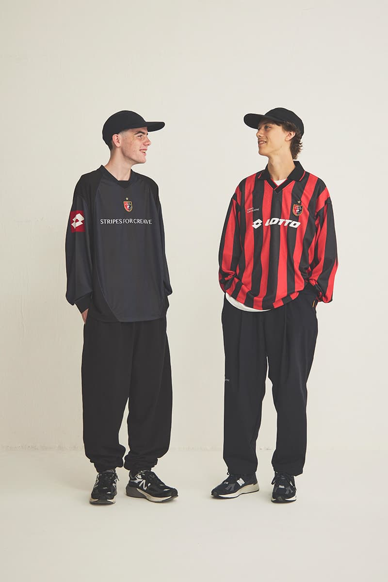 ロットとストライプフォークリエイティブによる初のコラボレーションが実現 lotto stripes for creative collaboration release info