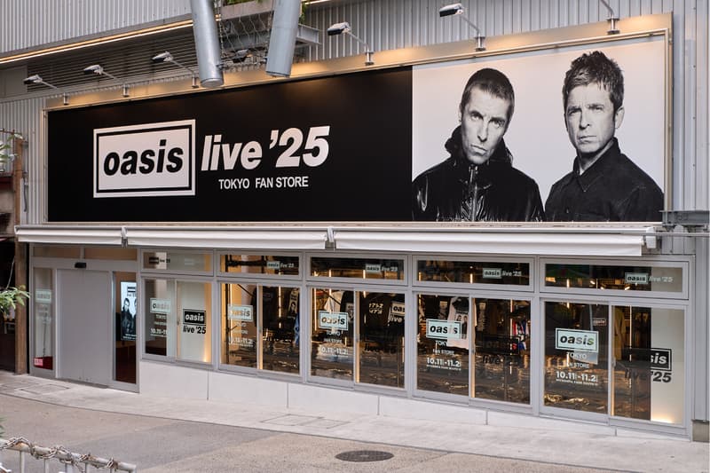 オアシス 日本初・唯一の公式ポップアップ・ショップが渋谷 ミヤシタパーク にオープン Oasis Live ‘25 Tokyo Fan Store open info