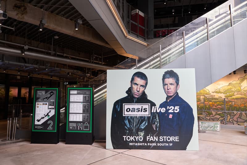 オアシス 日本初・唯一の公式ポップアップ・ショップが渋谷 ミヤシタパーク にオープン Oasis Live ‘25 Tokyo Fan Store open info