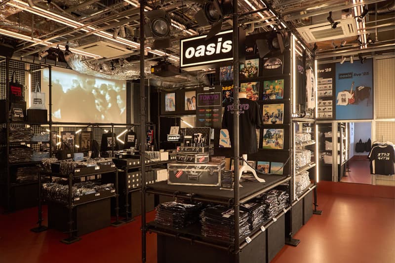 オアシス 日本初・唯一の公式ポップアップ・ショップが渋谷 ミヤシタパーク にオープン Oasis Live ‘25 Tokyo Fan Store open info