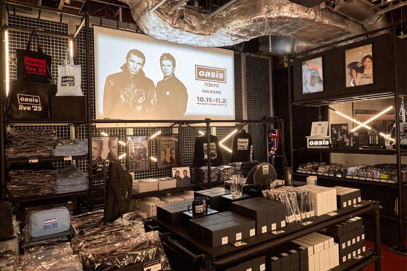 オアシス 日本初・唯一の公式ポップアップ・ショップが渋谷 ミヤシタパーク にオープン Oasis Live ‘25 Tokyo Fan Store open info