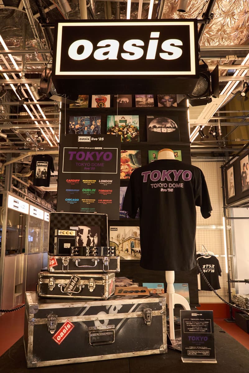 オアシス 日本初・唯一の公式ポップアップ・ショップが渋谷 ミヤシタパーク にオープン Oasis Live ‘25 Tokyo Fan Store open info