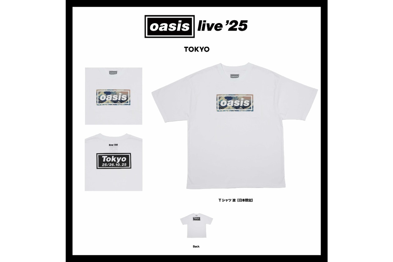 オアシス 日本初・唯一の公式ポップアップ・ショップが渋谷 ミヤシタパーク にオープン Oasis Live ‘25 Tokyo Fan Store open info