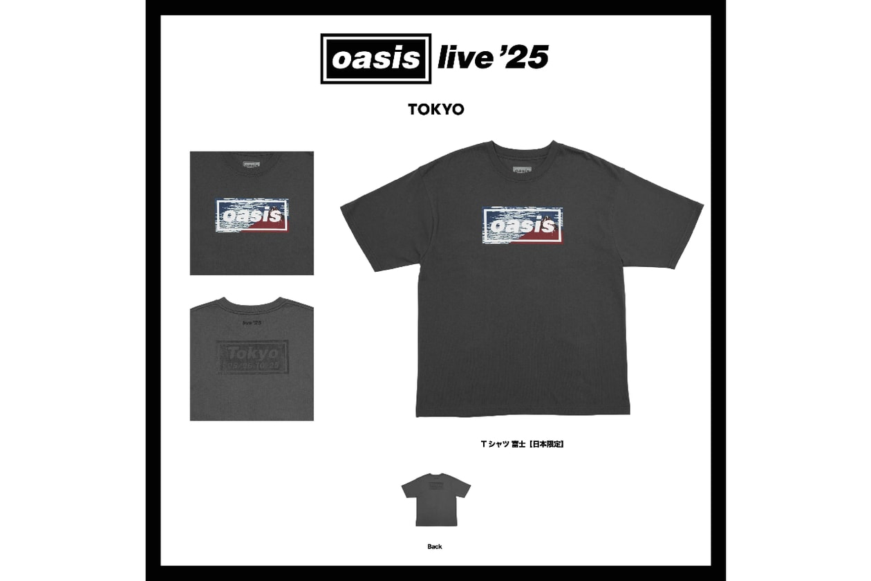 オアシス 日本初・唯一の公式ポップアップ・ショップが渋谷 ミヤシタパーク にオープン Oasis Live ‘25 Tokyo Fan Store open info