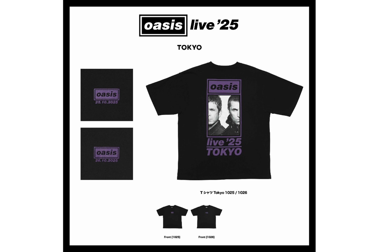 オアシス 日本初・唯一の公式ポップアップ・ショップが渋谷 ミヤシタパーク にオープン Oasis Live ‘25 Tokyo Fan Store open info