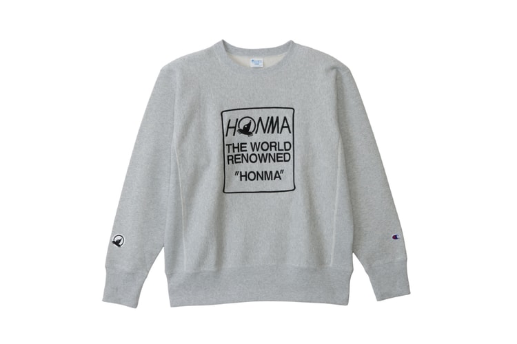 Champion が日本のゴルフブランド HONMA とコラボスウェットを発表
