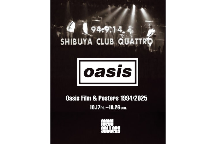 Oasis 来日を記念した特別上映展 “Oasis Film & Posters 1994/2025” が『New Gallery』にて開催