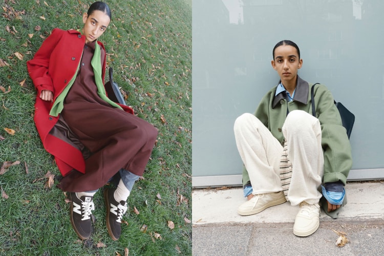 AURALEE x New Balance が新作コラボウェア T500を発売