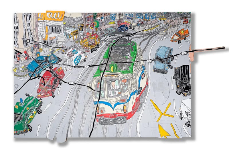 落合翔平による個展が DIESEL ART GALLERY で開催