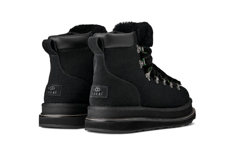 sacai x UGG®︎ によるコラボフットウェア3種の発売日が決定　サカイ　アグ