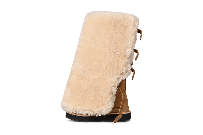 sacai x UGG®︎ によるコラボフットウェア3種の発売日が決定　サカイ　アグ