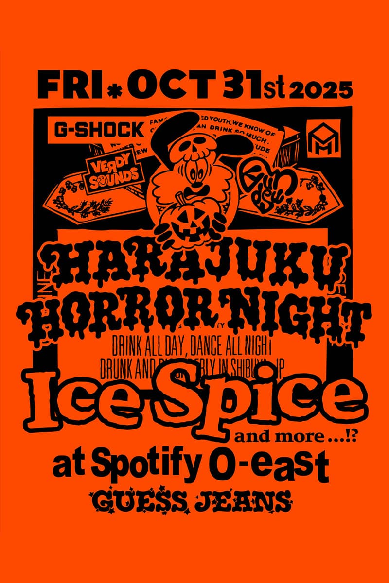 ヴェルディ主催の原宿ホラーナイトが今年も開催決定 verdy harajuku horror night info