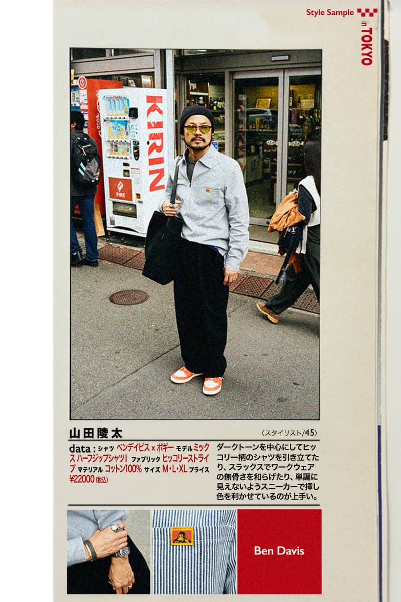 ベンデイビスと小木“POGGY”基史による記念カプセルコレクションが発売 