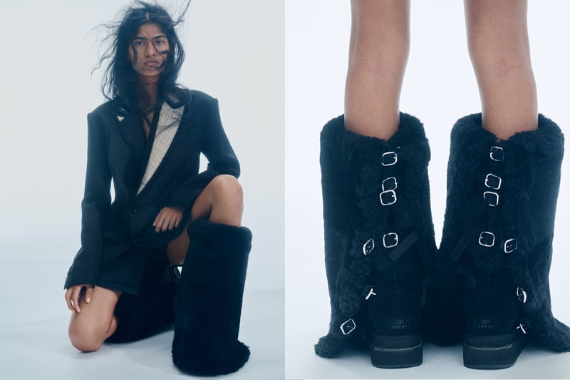 UGG®︎ & sacai によるコラボフットウェアがリリース　アグ& サカイ