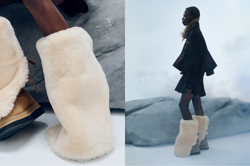 UGG®︎ & sacai によるコラボフットウェアがリリース　アグ& サカイ