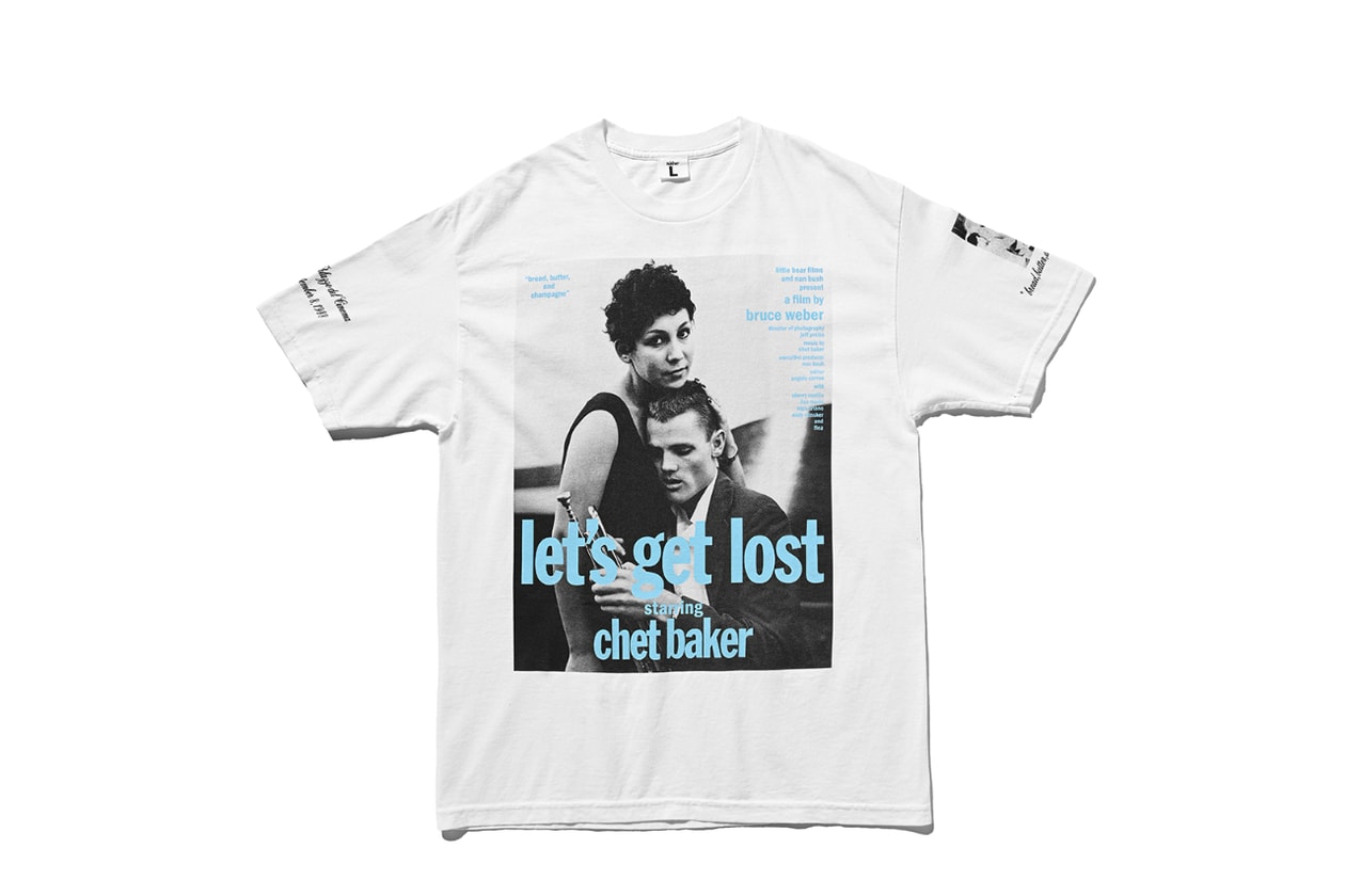 ウェーバーからブルース・ウェーバー監督映画『レッツ・ゲット・ロスト』コラボ T シャツが発売 weber x Let’ s get Lost T shirts release info Jun Murakami Bruce Weber Chet Baker