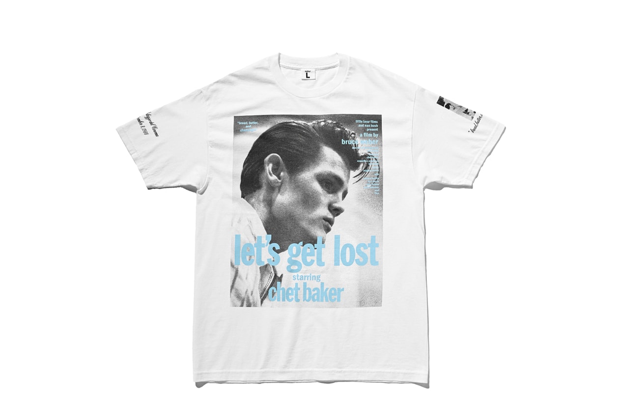 ウェーバーからブルース・ウェーバー監督映画『レッツ・ゲット・ロスト』コラボ T シャツが発売 weber x Let’ s get Lost T shirts release info Jun Murakami Bruce Weber Chet Baker