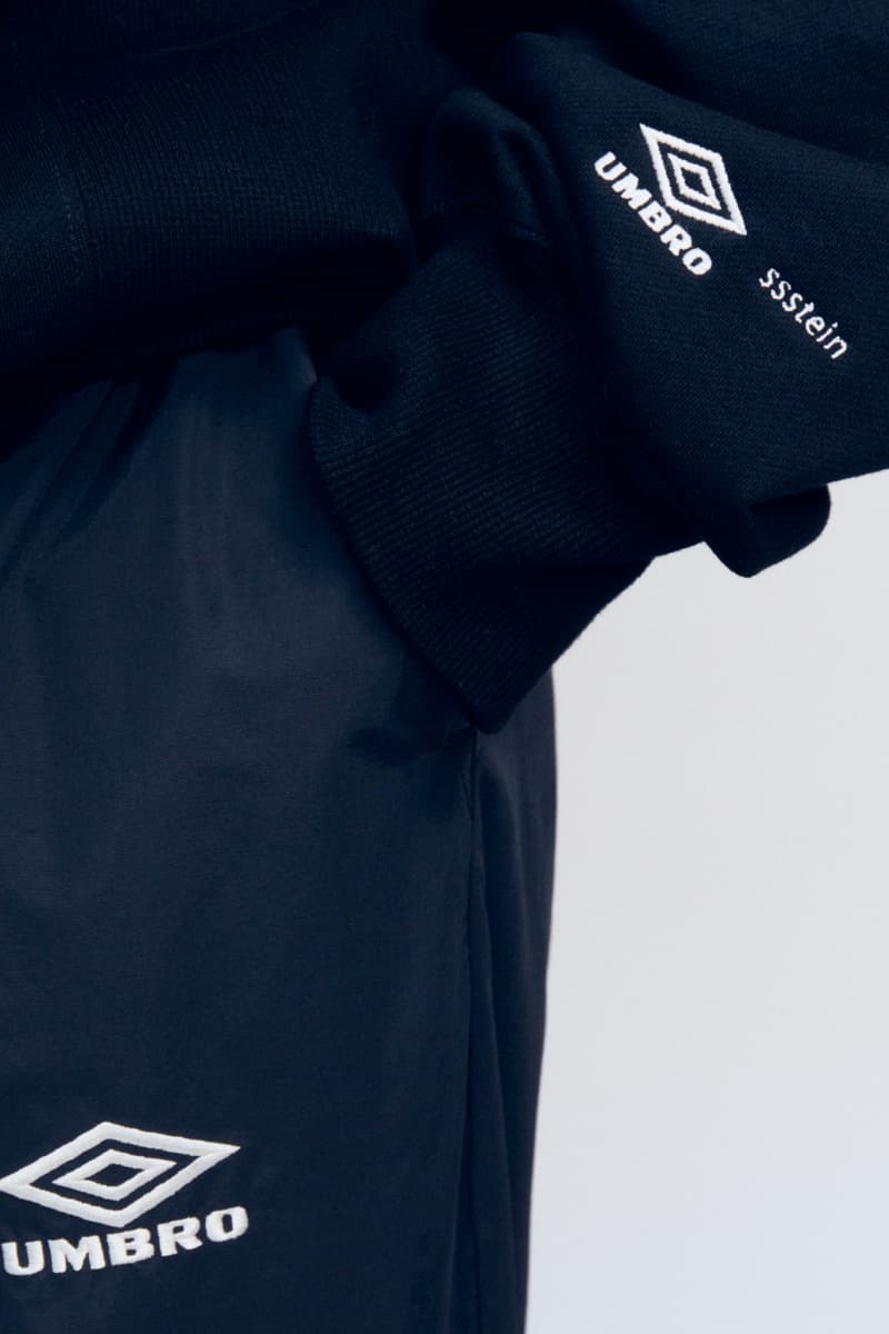 アンブロとシュタインから初のカプセルコレクションが発売 Umbro x ssstein Collaboration Release Info