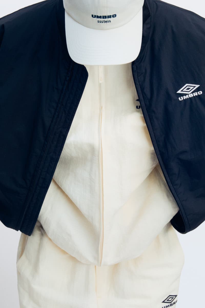 アンブロとシュタインから初のカプセルコレクションが発売 Umbro x ssstein Collaboration Release Info