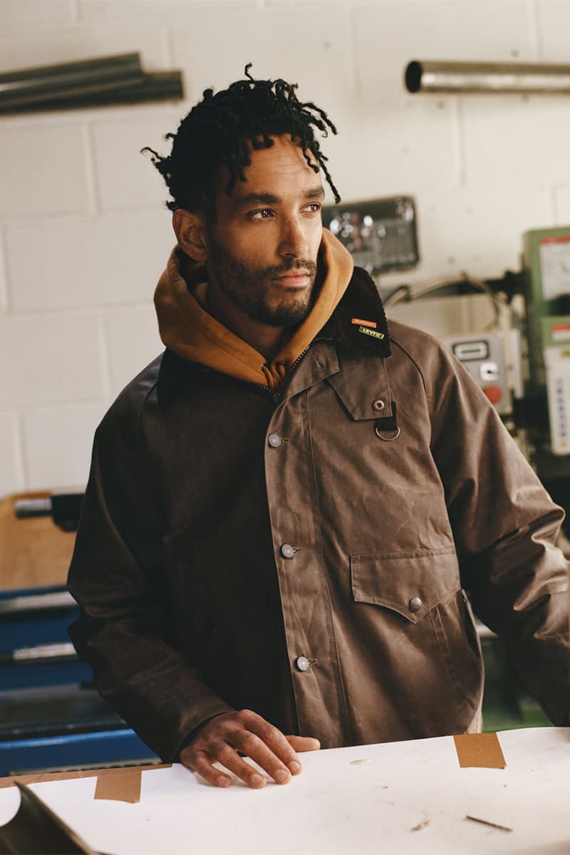 リーバイス®xバブアーによる初のコラボレーションが実現 levis barbour first collaboration release info
