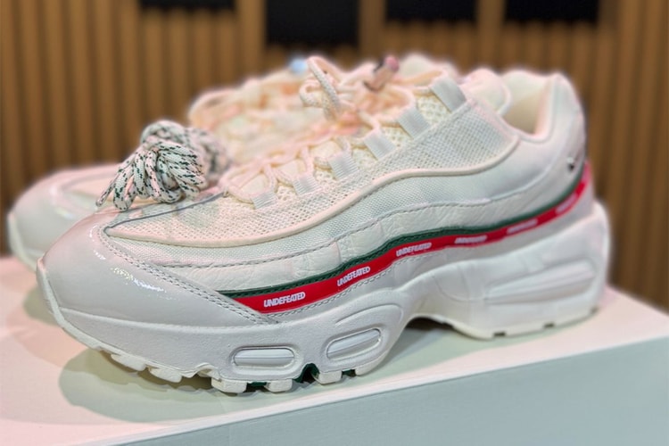 UNDEFEATED が Nike とのコラボ Air Max 95 “White” を初公開