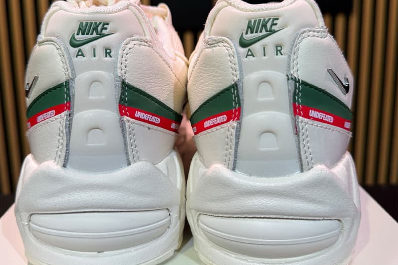 アンディフィーテッドがナイキとのコラボ エアマックス 95 “ホワイト” を初公開 UNDEFEATED x Nike Air Max 95 “White” first look