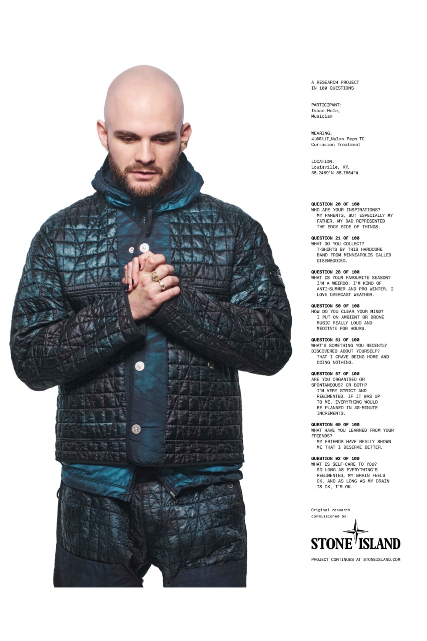 ストーンアイランドより日本の藍染めから着想を得たコロージョン・トリートメントアイテムをリリース stone island corrosion treatment release info