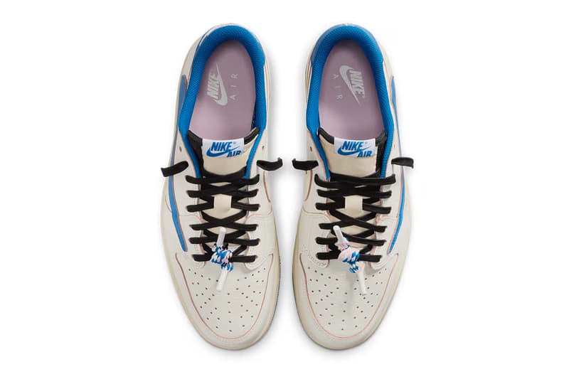 トラヴィス・スコット x フラグメント x エアジョーダン 1 ロー OG SP “セイル/ミリタリーブルー”の国内発売情報が解禁 Travis Scott Cactus Jack x fragment x Air Jordan 1 Low OG release info Hiroshi Fujiwara