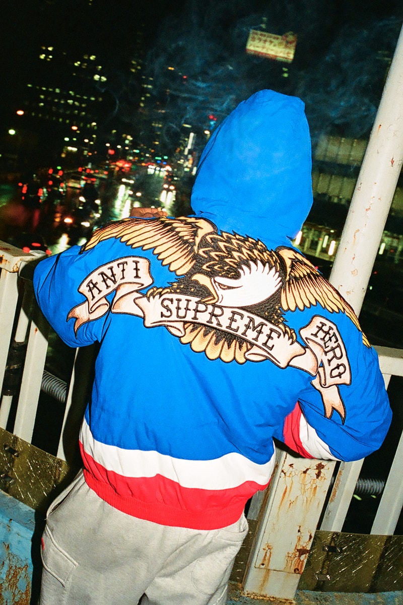 シュプリーム x アンタイヒーロー 2025年秋コレクションがローンチ Supreme x ANTIHERO 2025 fall release info. new era Julien Stranger