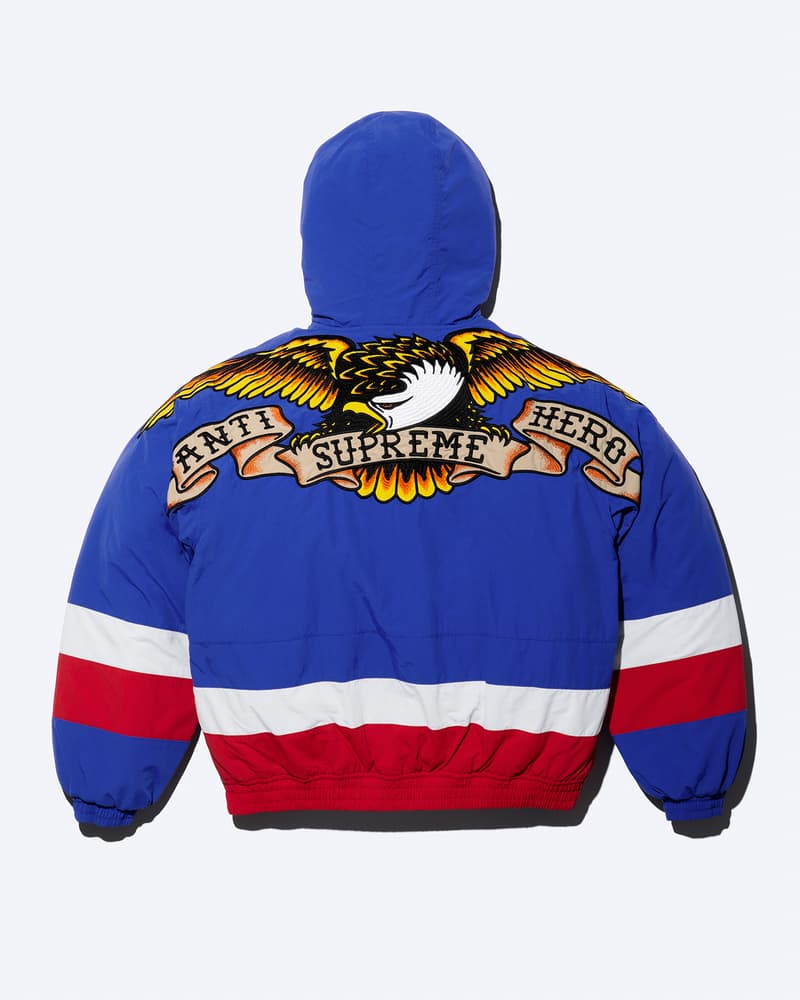 シュプリーム x アンタイヒーロー 2025年秋コレクションがローンチ Supreme x ANTIHERO 2025 fall release info. new era Julien Stranger